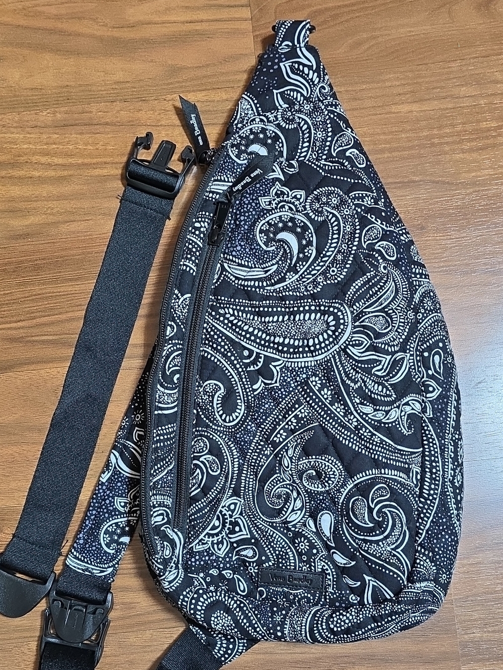 Vera Bradley Stellar Paisley Quilted Crossbody Sling Bag